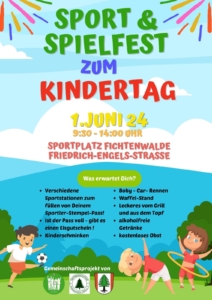 Sport & Spielfest zum Kindertag in Fichtenwalde