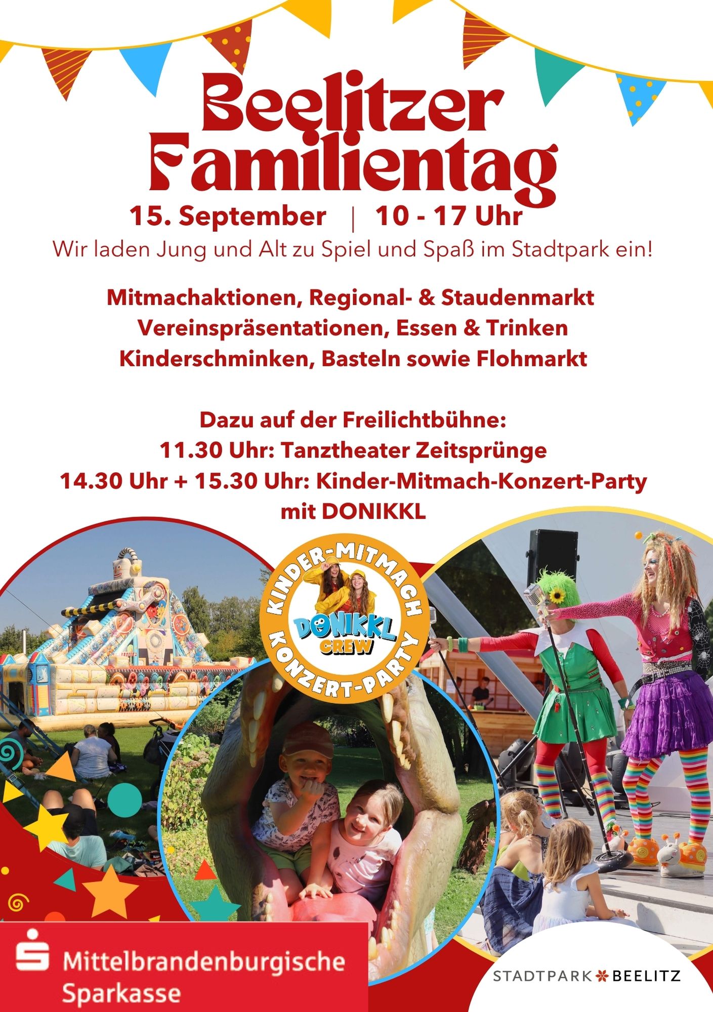 Plakat zum Beelitzer Familientag